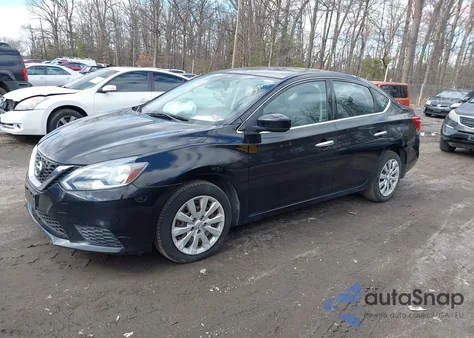 2017 Nissan Sentra S z USA, uszkodzony, nr VIN 3N1AB7AP6HY234859
